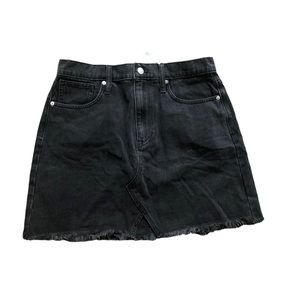 NWT Madewell Aline Black Mini Skirt Sz 29